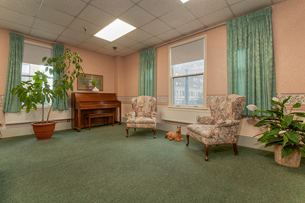 Community room at Covenant Manor
